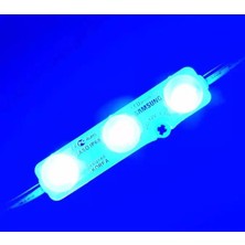 Dora Led Samsung 3'lü Led Modül 12 Volt Mavi -10 Adet