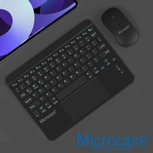 Microcase Tablet ve Telefonlar Için Bluetooth Touchpad Klavye ve Mouse Set - AL3560