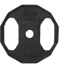 ACD Spor 50 kg Döküm Ağırlık Halter Dambıl Seti 120 cm Uzun Barlı