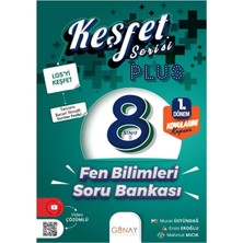 Günay Yayınları 1. Dönem Keşfet Plus 8. Sınıf Fen Bilimleri Soru Bankası