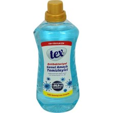 Tex Antibakteriyel Genel Amaçlı Temizleyici Tüm Yüzeyler Için Mavi 1,5 Lt