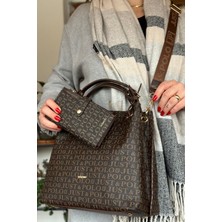 Just Polo 4 Bölmeli Pamuk Dokuma Uzun Askılı Örgülü Kadın Omuz Çantası 2180