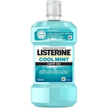 Listerine Cool Mint Hafif Tat Alkolsüz Ağız Bakım Suyu 500 ml x 3