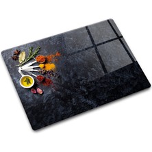 Decorita Baharat Çeşnisi | Cam Kesme Tahtası - Cam Kesme Tablası | 30cm x 40cm