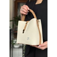 Just Polo Pamuk Dokuma Uzun Askılı 4 Bölmeli Kadın Çapraz Omuz ve El Çantası 22CM-20CM-9CM LB-4002