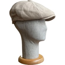 Rupen Kraft Kışlık Kaşe Kumaş Astarlı Peaky Blinders Baretta Şapka (Standart Beden)
