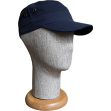 Rupen Kraft Çırtlı Düz Renk  Yazlık Pamuklu Koton Castro Şapka