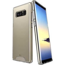 İzelaks Samsung Galaxy Note 8 Kılıf Gard Şeffaf Sert Silikon Kapak