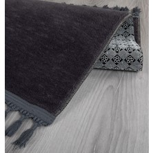 My Evilla Modern Dekoratif   Örgü Saçaklı Simirna  Peluş  Halı Yolluk