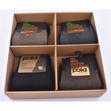 Pola 2023-36  Bambu Modal- 4 Lü  Çorap Set/karışık  Renk/40-44