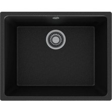 Black Stone Petra 50X40 Granit Siyah Mutfak Evyesi
