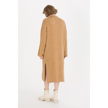 U.S. Polo Assn. Kadın Camel Melanj Triko Elbise 50253943-VR122