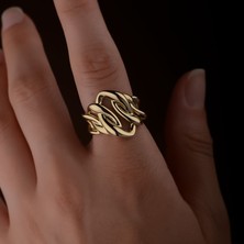 Engingold 14K Sade Altın Halka Gurmet Yüzük