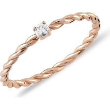 Engingold 14K Altın Forte Mini Burgu Yüzük
