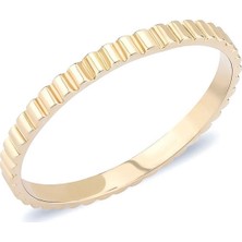 Engingold 14K Altın Aldante Curve Yüzük