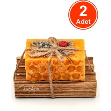 xdeonss  Lik Bıttım Yağı Sabunu El Yapımı Doğal Paletli 110 G X 2 Adet