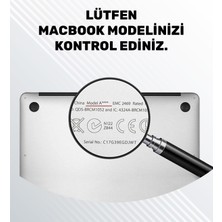 Conocer Furenfa Macbook Air 2020 13 Inc M1 A2337 / A2179 Uyumlu Türkçe Q Klavye Slim Şeffaf Klavye Koruyucu Kılıf