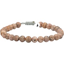 Osmanlı Doğal Taş Rodokrosit 6 mm Merdiven Kapama Doğal Taş Bileklik