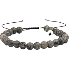 Osmanlı Doğal Taş Gri Jasper 6 mm Merdiven Kapama Doğal Taş Bileklik