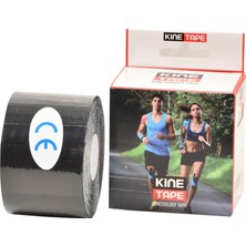 Kinetape Kinesio Tape Sporcu Bandı Siyah Renk5 cm X5 M