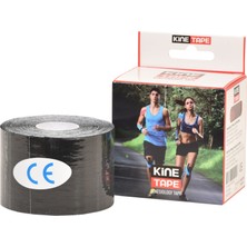 Kinetape Kinesio Tape Sporcu Bandı Siyah Renk5 cm X5 M