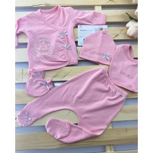 Çekik Bebek Yenidoğan Lovely Taş Detaylı Hastane Çıkışı 5li Set10