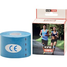 Kinetape Kinesio Tape Ağrı Sporcu Bandı Mavi Renk  5 cm x 5 M