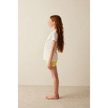 Penti Kız Çocuk Limon Baskılı Pijama Takımı