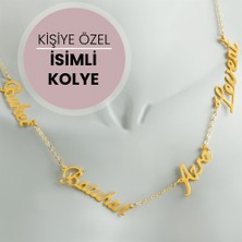 Feryal Dört İsim Yazılı Kolye