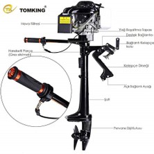 Tomking TK144FC Dıştan Takma Bot Motoru 4 Zamanlı 4 Hp