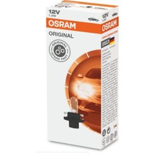 Osram Ampul T5 12V 1.2W Siyah Soket Gösterge 8.5d Osram 2351 Mfx 10 Adet