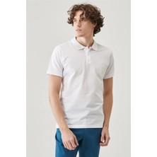 Lee L211810102 Kırık Beyaz Erkek Polo T-Shirt