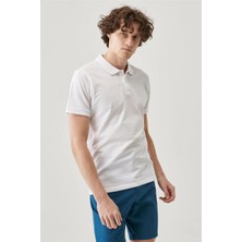 Lee L211810102 Kırık Beyaz Erkek Polo T-Shirt