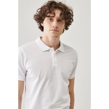 Lee L211810102 Kırık Beyaz Erkek Polo T-Shirt