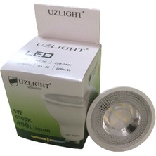 Uzlight 5W Led Ampul Gu10 Duy Beyaz Işık 6500K 10 Adet