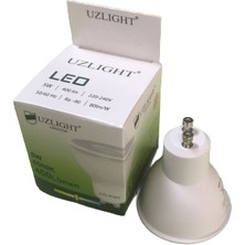 Uzlight 5W Led Ampul Gu10 Duy Beyaz Işık 6500K 10 Adet