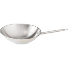 Jumbo Strong Paslanmaz Çelik 28 cm Indüksiyonlu Wok Tava 500.01.02.0929