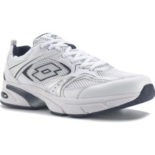 Lotto Athens 3FX Comfort Erkek Günlük Spor Ayakkabı – File ve Sentetik Deri Üst, Düz Taban, Hafif ve Rahat Tasarım