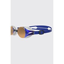 Speedo Hydropurex-23-Mıror Gog Aynalı Yüzücü Gözlüğü Antrenman Gözlüğü Unisex Mavi & Altın