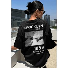 Trendypassion Unisex 1898 Brooklyn Baskılı T-Shirt