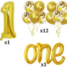 Gold 1 Yaş Doğum Günü Seti