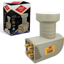 Gold Step Lnb Dörtlü (Quad) 0.1db 3D Fhd Gold Step Gl-04