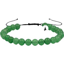 Osmanlı Doğal Taş Yeşil Aventurin 6 mm Merdiven Kapama Doğal Taş Bileklik