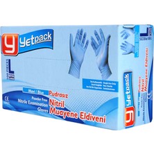 Yetpack Pudrasız Nitril  Hijyenik Muayene Eldiveni