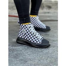 egeshoes  WG017 Damalı Erkek Yarım Bilek Casual Ayakkabı