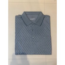 Blues Moda Erkek Yakalı Klasik Kısa Kol Cepli Tişört