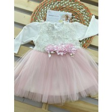 Çekik Bebek Kız Bebek Papatyalı Mevsimlik Elbise Bebek Elbise Kız Çocuk Elbise