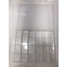Hobimos 24 Bölmeli Kolye Yüzük Takı Kutusu Organizer Düzenleyici Kutu 25,50 19 cm Ölçülerinde