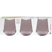 Paşabahçe 41536 Allegra 3 Lü Pembe Su Bardağı 425 cc