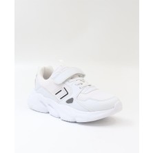 Cool Tokyo Beyaz Cırtlı Hafif Anatomik Sneakers Erkek Çocuk Spor Ayakkabı